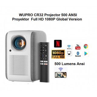 WUPRO CR32 Projector 500 ANSI Full HD 1080P Global Version Proyektor